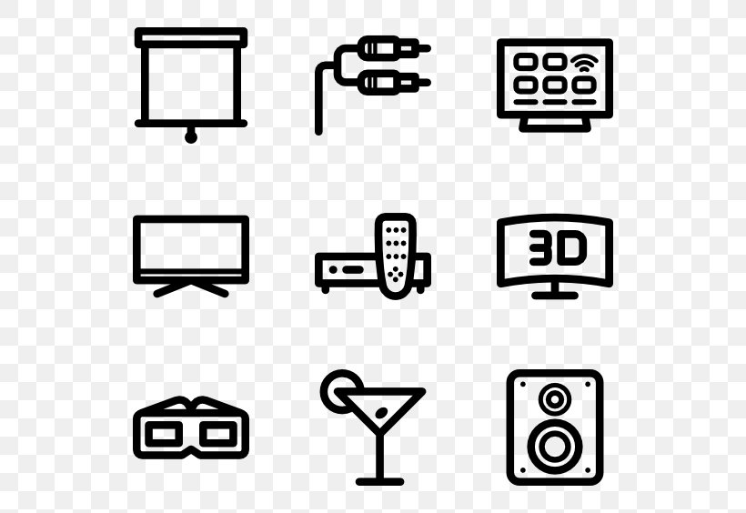 Black And White Technology White, PNG, 600x564px, Cinema, Area, Black, Black And White, Brand Download Free