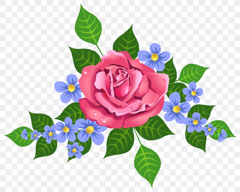 Flower Rose Clip Art, PNG, 6318x5067px, Flower, Art, Blue, Cut Flowers, Flora Download Free