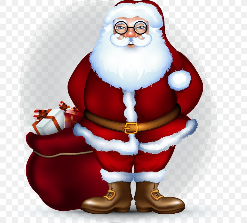 Santa Claus Cartoon Clip Art, PNG, 686x741px, Santa Claus, Animation ...