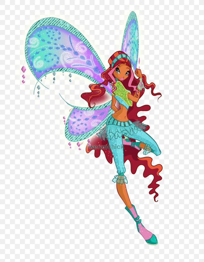 Aisha Bloom Winx Club: Believix In You Musa Tecna, PNG, 760x1052px, Aisha, Believix, Bloom, Butterfly, Fictional Character Download Free