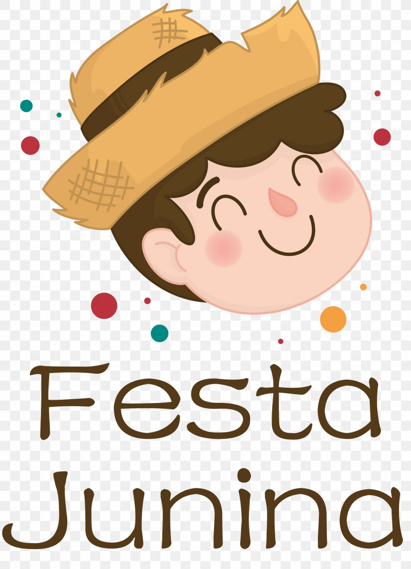 Festa Junina June Festival Brazilian Harvest Festival, PNG, 2164x3000px, Festa Junina, Behavior, Cartoon, Happiness, Hat Download Free