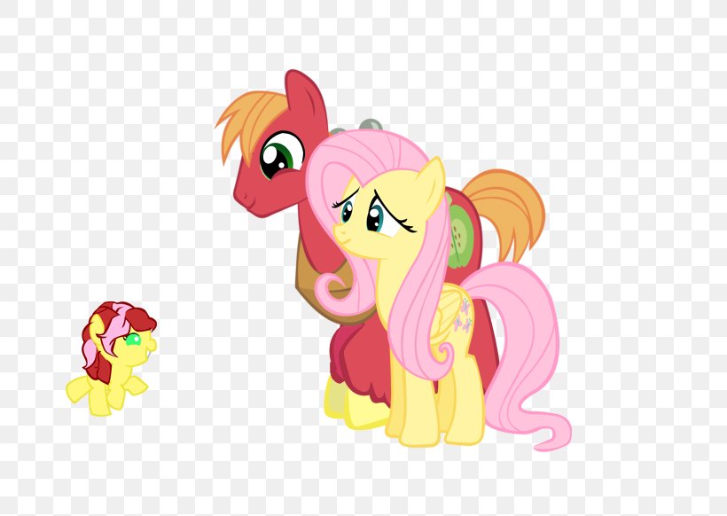 Pony Big McIntosh Family Fluttershy Drawing, PNG, 672x582px, Watercolor, Cartoon, Flower, Frame, Heart Download Free
