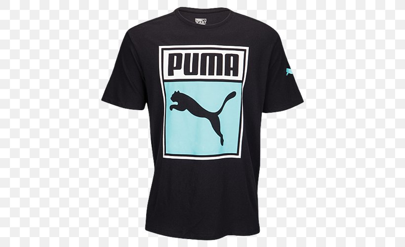 T-shirt Hoodie Puma Clothing, PNG, 500x500px, Tshirt, Active Shirt, Black, Blue, Brand Download Free