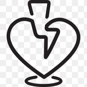 Broken Heart Symbol Clip Art, PNG, 1000x1000px, Broken Heart, Black And ...