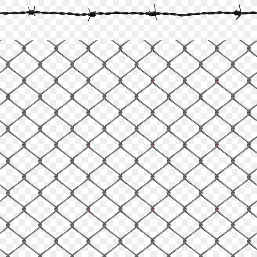 Chain-link Fencing Fence Mesh Clip Art, PNG, 1024x1024px, 3d Computer Graphics, Chainlink Fencing, Area, Barbed Wire, Black And White Download Free
