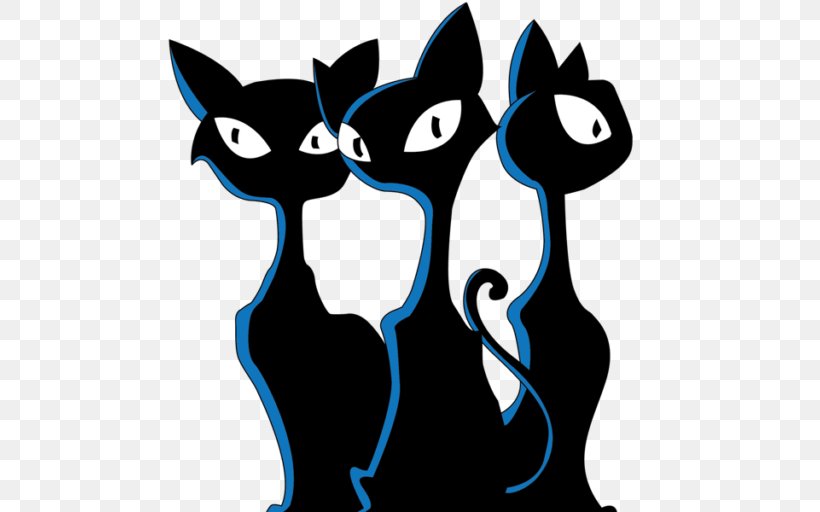 Scottish Fold British Shorthair Stray Cats Kitten Feral Cat, PNG, 512x512px, Scottish Fold, Artwork, Black And White, Black Cat, British Shorthair Download Free