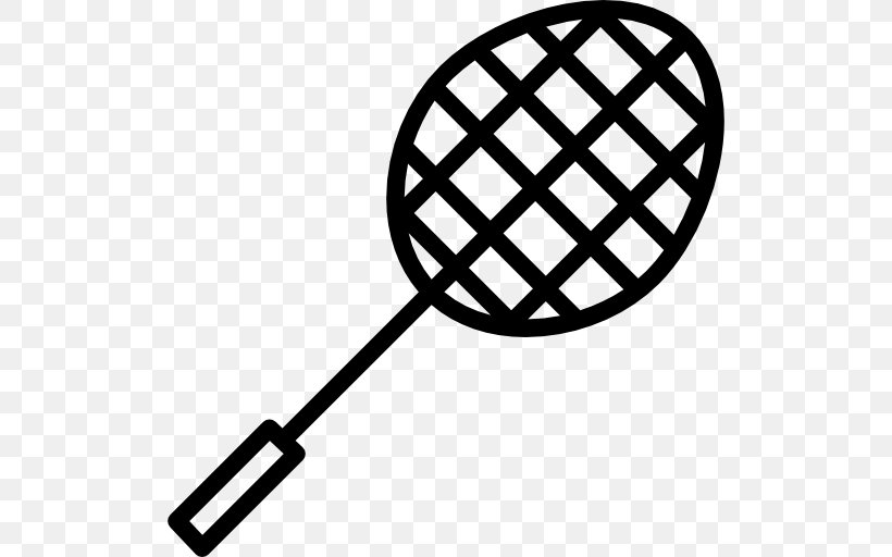 Squash Badmintonracket Tennis, PNG, 512x512px, Squash, Badminton, Badmintonracket, Ball, Black And White Download Free