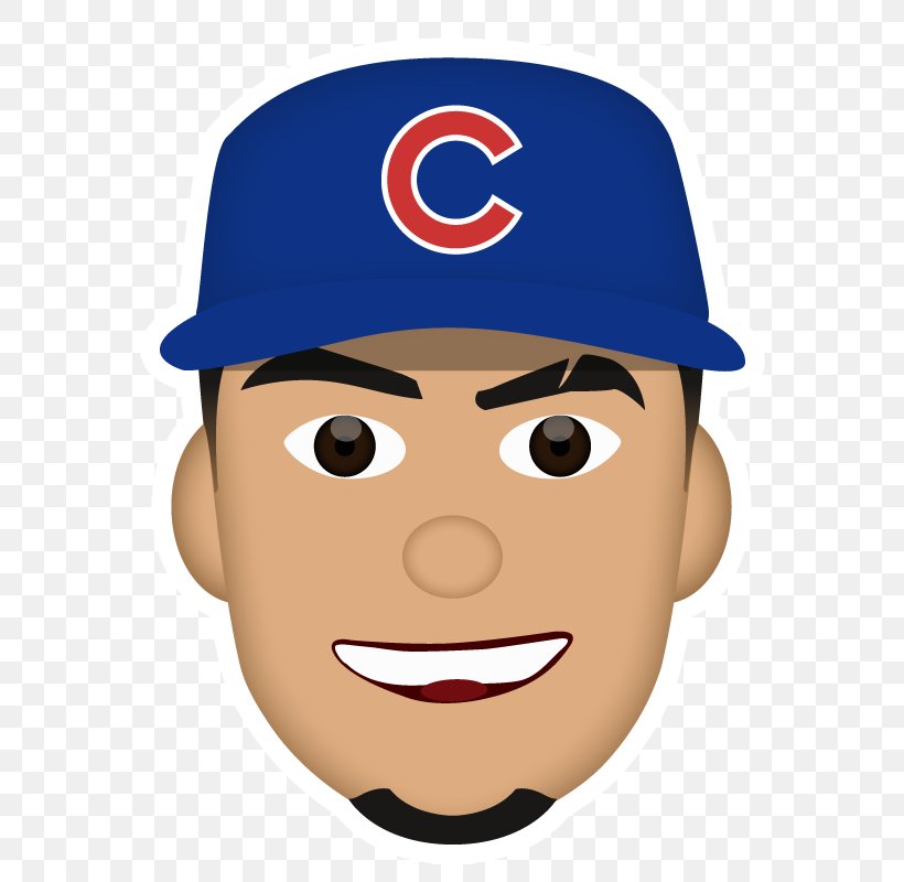 Chicago Cubs MLB Spring Training Infielder Los Angeles Dodgers, PNG, 800x800px, Chicago Cubs, Cap, Cartoon, Cheek, Emoji Download Free