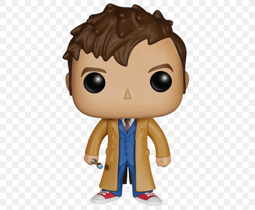 Tenth Doctor Ninth Doctor Funko Action & Toy Figures, PNG, 676x676px, Tenth Doctor, Action Toy Figures, Bobblehead, Brown Hair, Cartoon Download Free