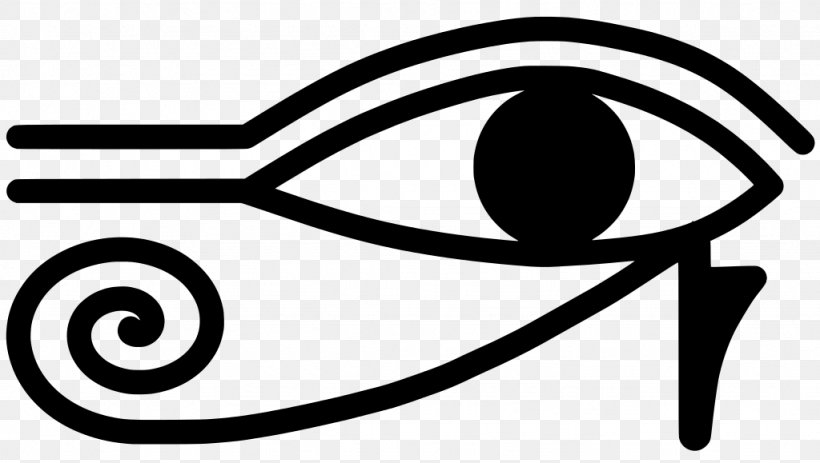 Ancient Egypt Eye Of Horus Eye Of Ra Wadjet, PNG, 1024x579px, Ancient Egypt, Ancient Egyptian Religion, Area, Artwork, Black And White Download Free