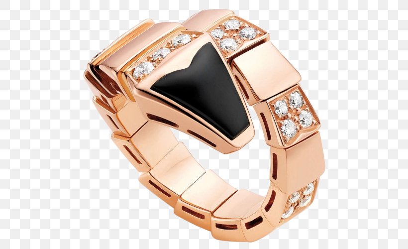 Bulgari Ring Jewellery Gold Diamond, PNG, 500x500px, Bulgari, Bling Bling, Body Jewelry, Clock, Colored Gold Download Free