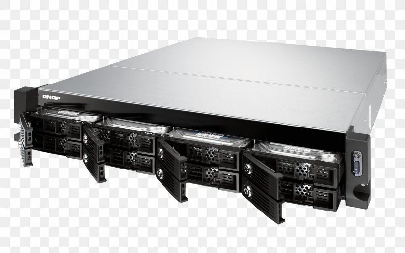 QNAP TS-831XU Network Storage Systems 10 Gigabit Ethernet Hard Drives Multi-core Processor, PNG, 3000x1875px, 10 Gigabit Ethernet, 19inch Rack, Qnap Ts831xu, Computer Network, Data Storage Download Free