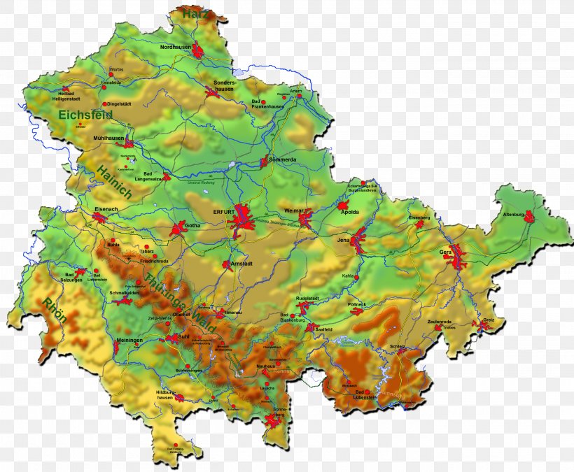 Topographic Map Lengfeld Physische Karte Übersichtskarte, PNG, 2720x2240px, Map, City, Germany, Physische Karte, Postal Codes In Germany Download Free