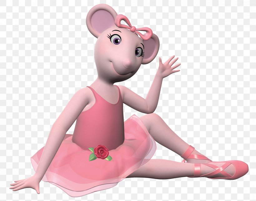 Angelina Mouseling Angelina Loves-- Ballet Dancer Angelina Ballerina, PNG, 2400x1886px, Watercolor, Cartoon, Flower, Frame, Heart Download Free