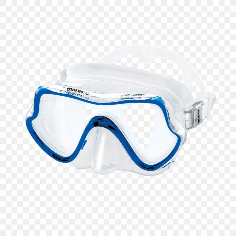 Diving & Snorkeling Masks Mares Underwater Diving, PNG, 1024x1024px, Diving Snorkeling Masks, Aeratore, Aqua, Blue, Diving Equipment Download Free