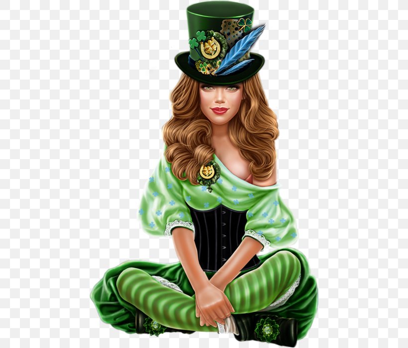 Saint Patrick's Day Woman Clip Art, PNG, 460x700px, Watercolor, Cartoon, Flower, Frame, Heart Download Free
