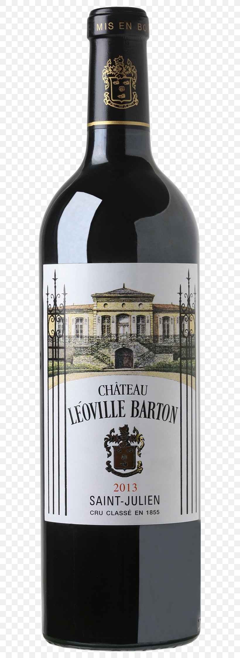 Château Léoville Barton Saint-Julien AOC Red Wine Cabernet Sauvignon, PNG, 752x2240px, Wine, Alcoholic Beverage, Bordeaux Wine, Bottle, Cabernet Sauvignon Download Free