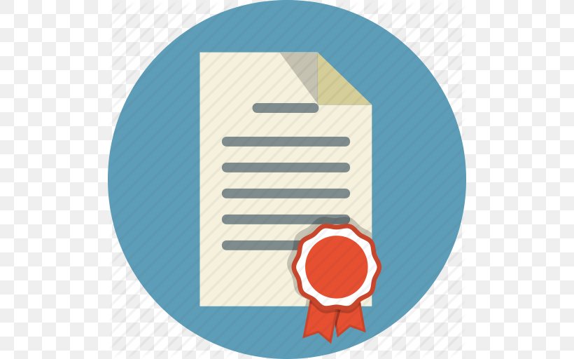 Academic Certificate Flat Design Clip Art, PNG, 512x512px, Academic Certificate, Brand, Certification, Communication, Diploma Download Free