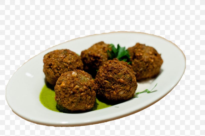 Falafel Kofta Hummus Middle Eastern Cuisine Baba Ghanoush, PNG, 4288x2848px, Falafel, Baba Ghanoush, Cuisine, Cutlet, Dish Download Free