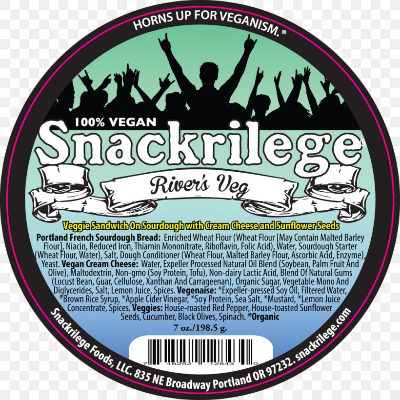 Hands Up Forever Snackrilege Food Cart Veganism Movement For Compassionate Living Wheat Gluten, PNG, 1043x1043px, Veganism, Album, Brand, Hail, Label Download Free