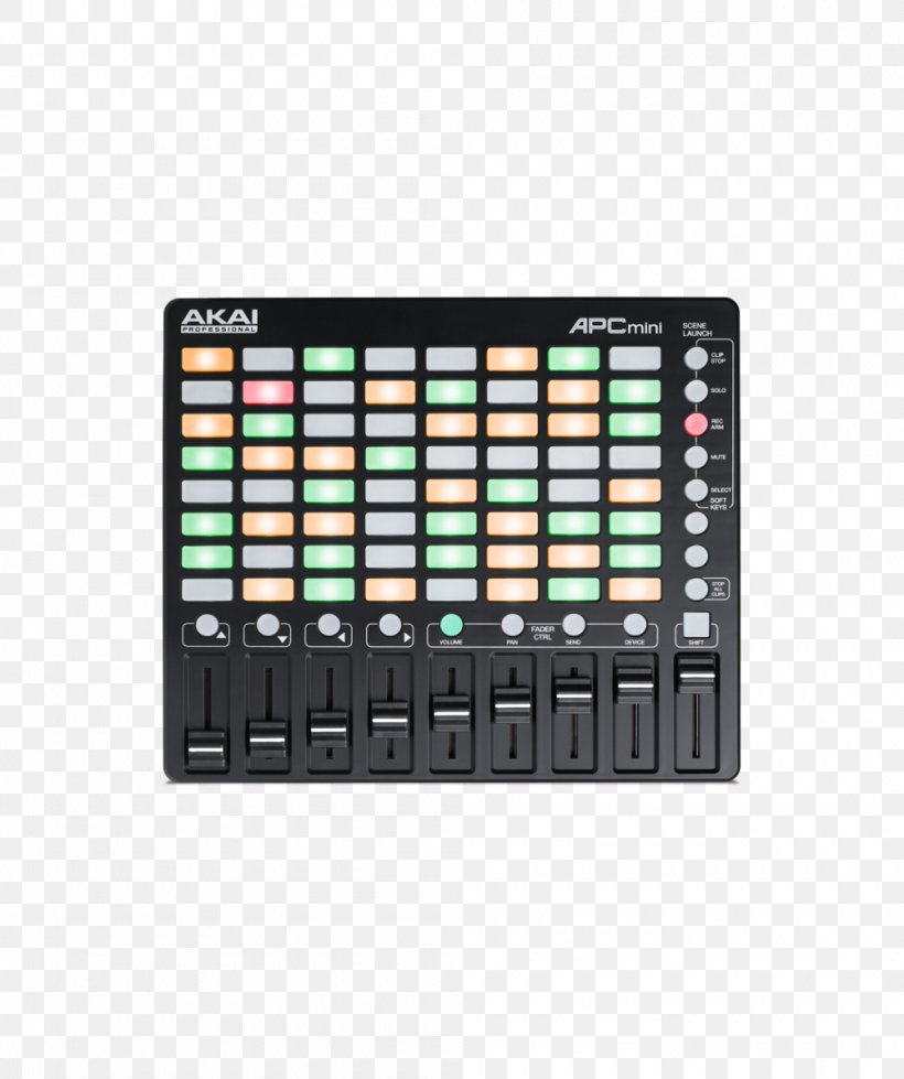 Akai Professional APC Mini MIDI Controllers MIDI Keyboard Ableton Live, PNG, 1000x1194px, Watercolor, Cartoon, Flower, Frame, Heart Download Free