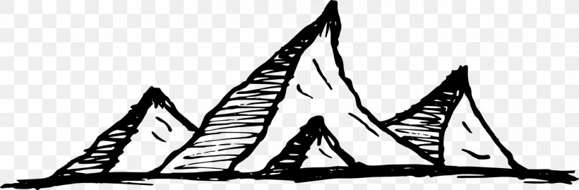 Doodle Drawing Mountain Image, PNG, 1500x493px, Doodle, Art, Blackandwhite, Drawing, Line Art Download Free