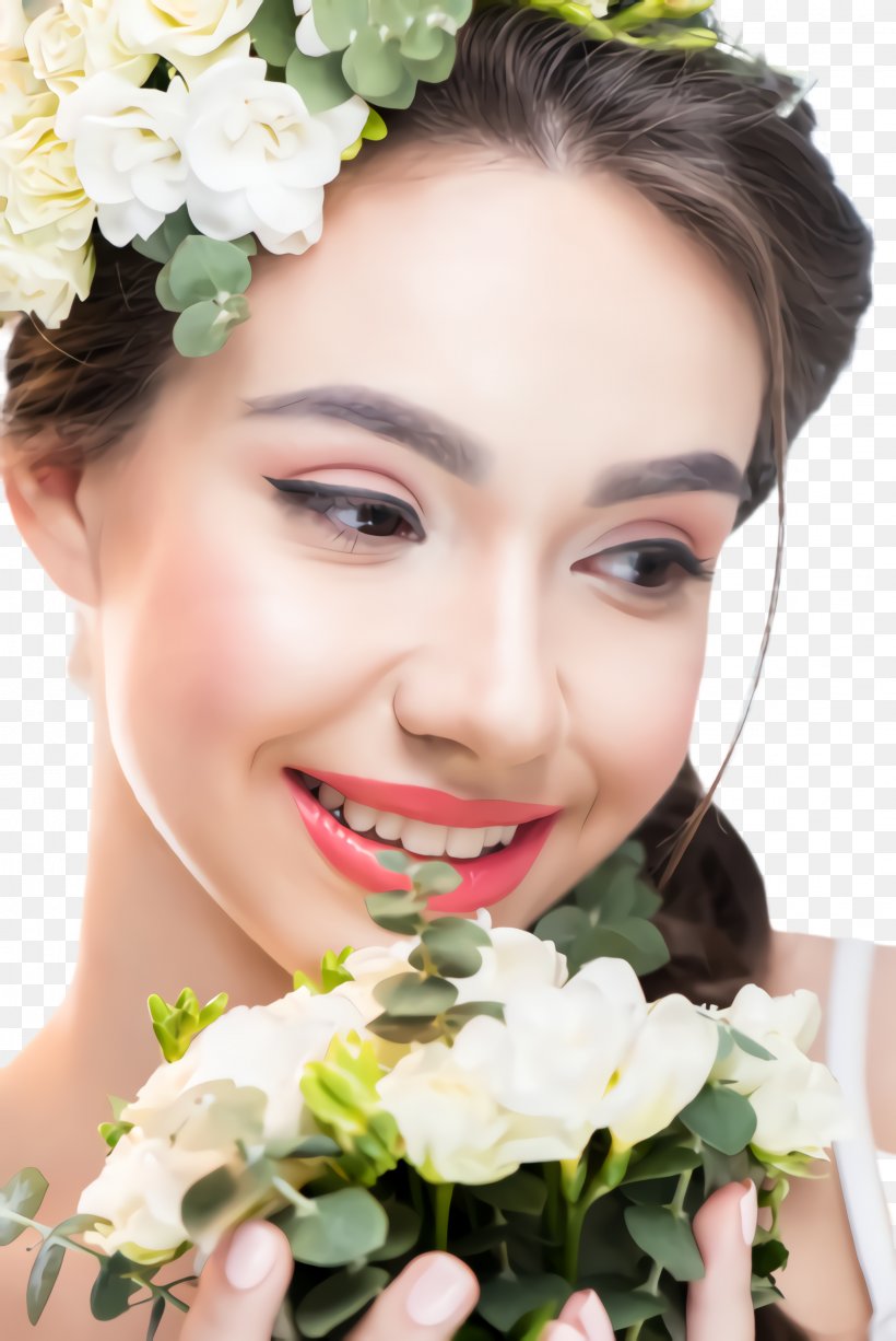 Face Hair Flower Bouquet Skin, PNG, 1636x2448px, Face, Beauty, Bouquet, Eyebrow, Flower Download Free