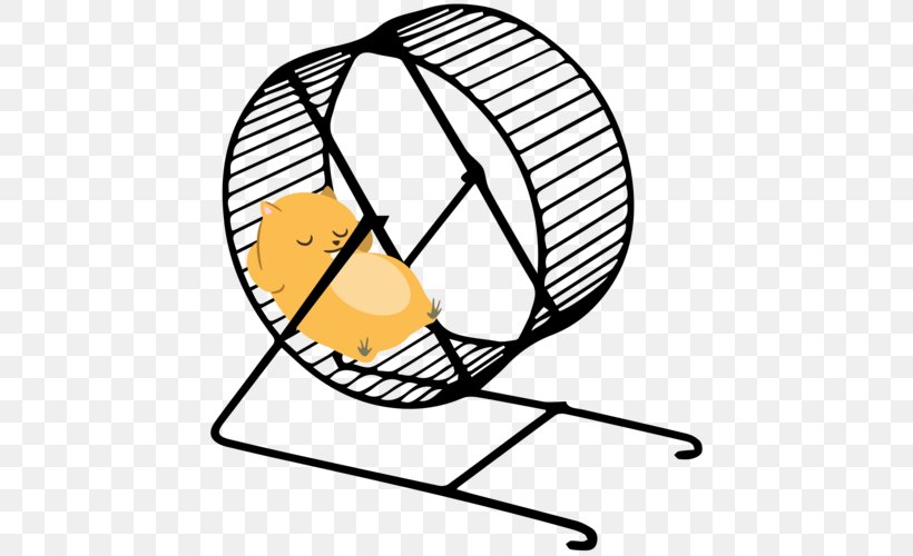 Golden Hamster Gerbil Hamster Wheel Rodent, PNG, 500x500px, Hamster, Area, Ball, Black And White, Cage Download Free