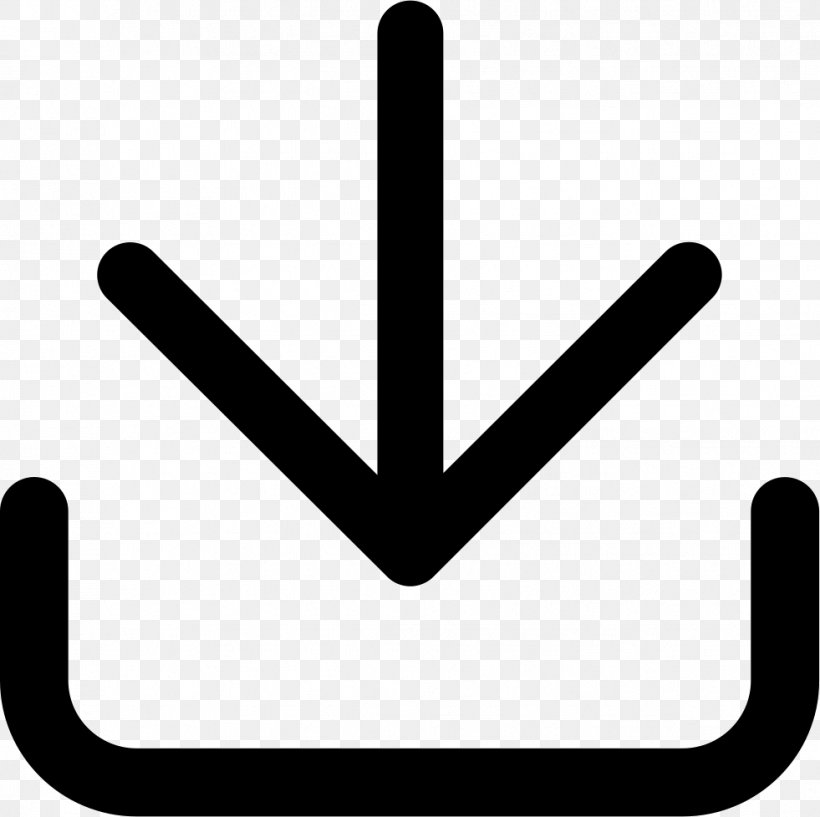 Arrow Download Computer File Symbol, PNG, 981x978px, Symbol, Black And White, Button, Finger, Gratis Download Free