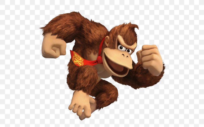 Donkey Kong Super Smash Bros. For Nintendo 3DS And Wii U Super Smash Bros. Brawl, PNG, 512x512px, Donkey Kong, Donkey Kong Country, Fur, Game, Mario Series Download Free
