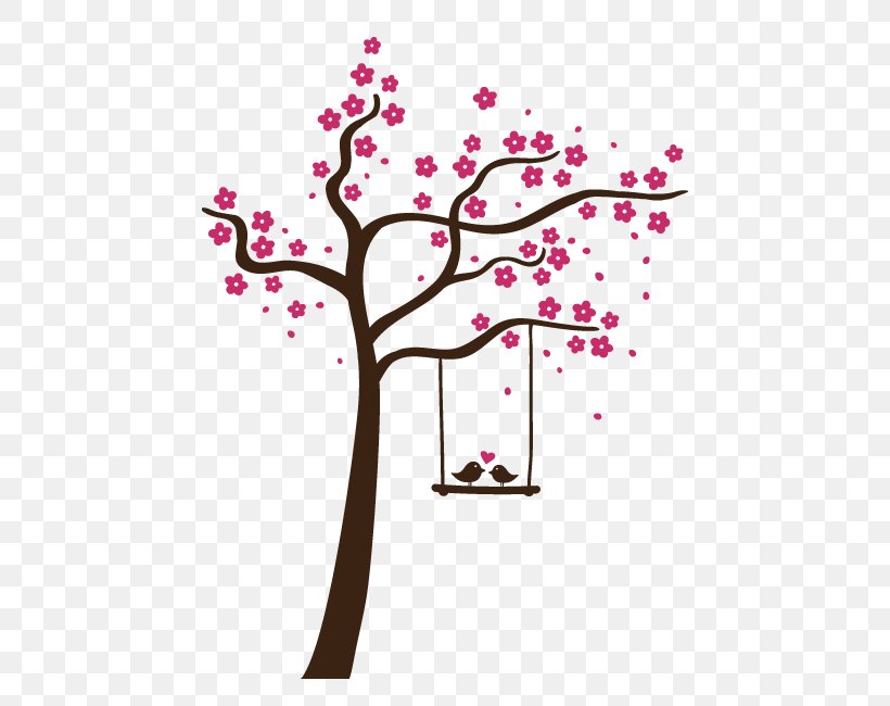 Royalty-free Wall Decal Tree, PNG, 650x650px, Royaltyfree, Art, Blossom, Branch, Cartoon Download Free