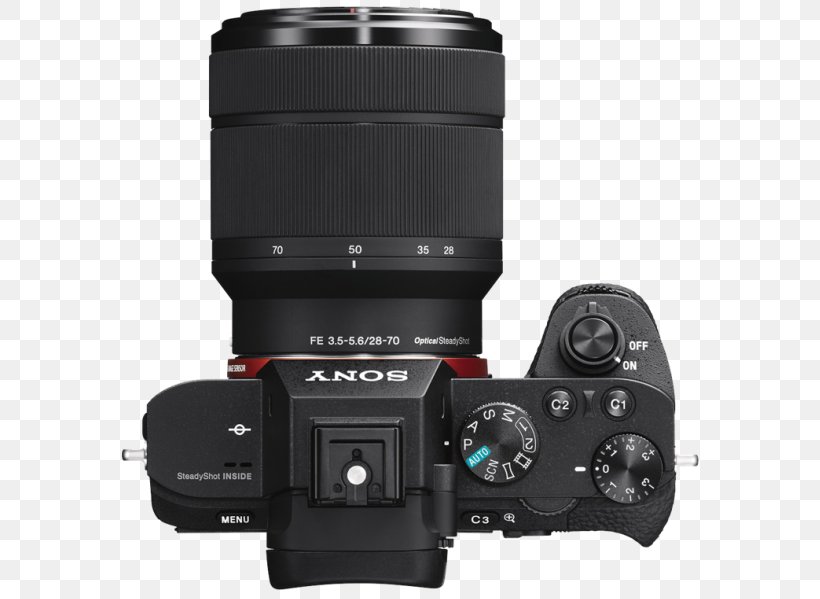 Sony α7 III Mirrorless Interchangeable-lens Camera Full-frame Digital SLR, PNG, 592x599px, Fullframe Digital Slr, Camera, Camera Accessory, Camera Lens, Cameras Optics Download Free