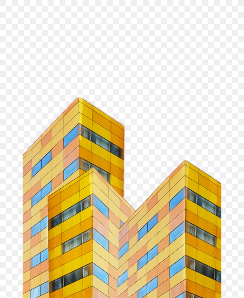 Orange, PNG, 668x1002px, Architecture, Building, Commercial Building, Condominium, Facade Download Free