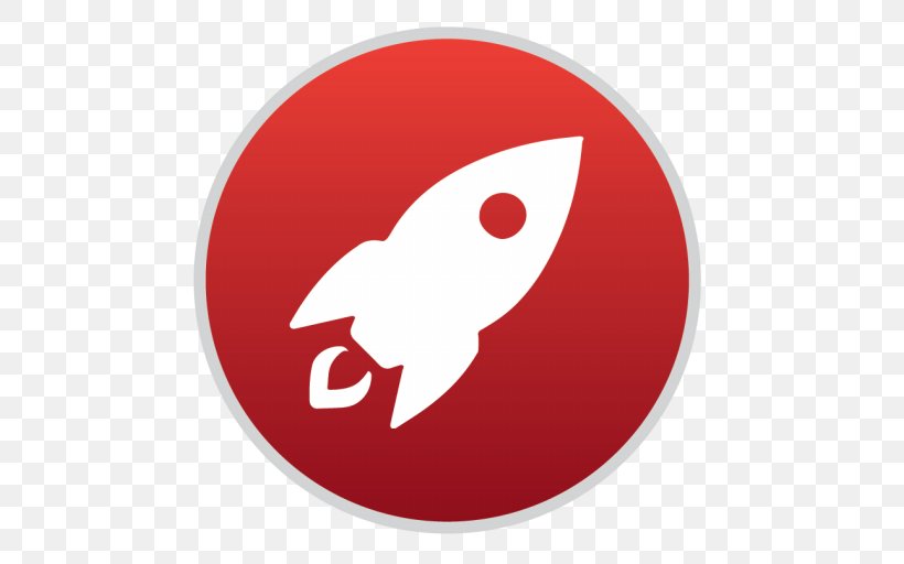Launchpad - Circle Symbol Red Font PNG
