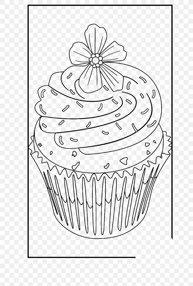 Cupcake Coloring Book Colouring Pages Bakery, PNG, 700x1215px, Cupcake, Adult, Bakery, Baking Cup, Biscuits Download Free