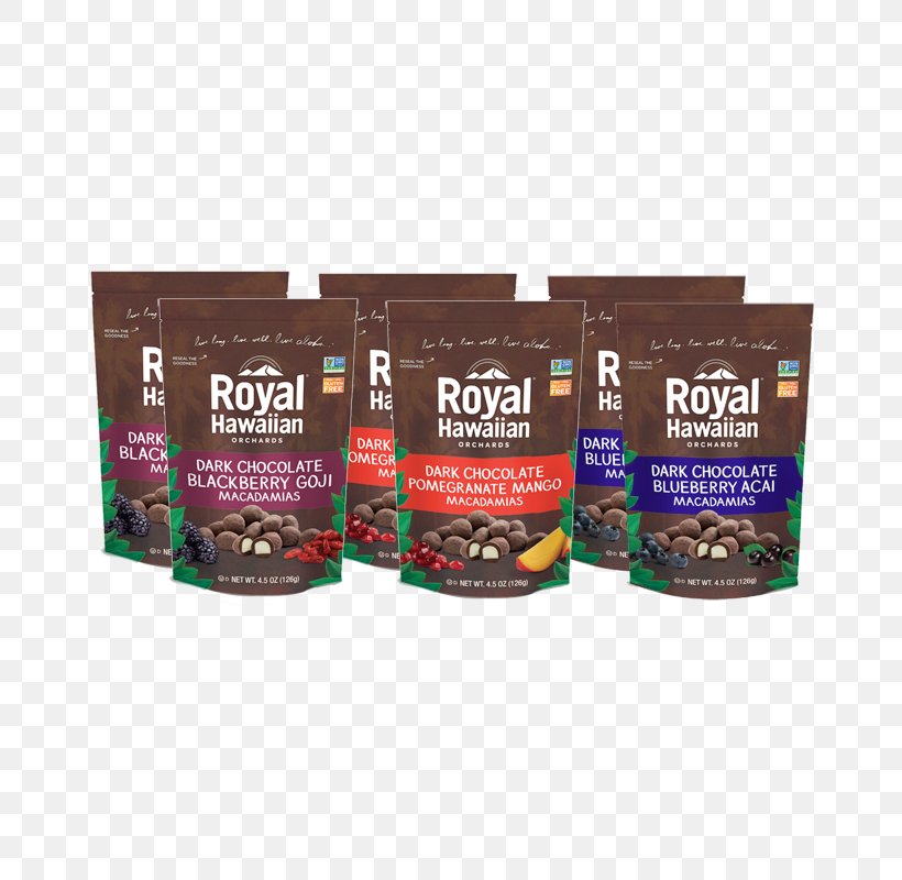 Royal Hawaiian Orchards Lp Macadamia Chocolate Nut, PNG, 800x800px, Hawaii, Chocolate, Dark Chocolate, Flavor, Fruit Download Free