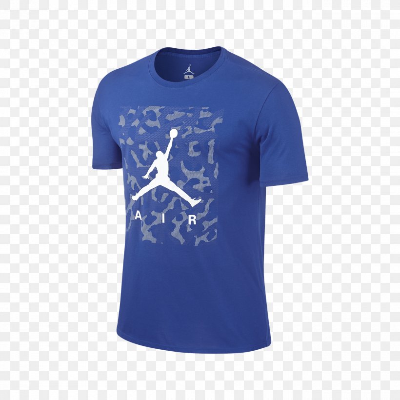 Jumpman T-shirt Air Jordan Clothing, PNG, 1300x1300px, Jumpman, Active Shirt, Air Jordan, Blue, Clothing Download Free