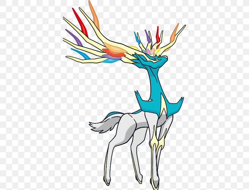 Pokémon X And Y Pokémon Omega Ruby And Alpha Sapphire Xerneas And Yveltal Pikachu, PNG, 406x625px, Xerneas And Yveltal, Antler, Arceus, Area, Art Download Free