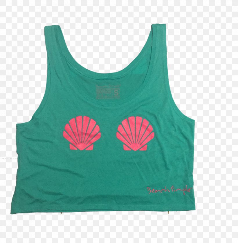 T-shirt Green Sleeveless Shirt Outerwear Turquoise, PNG, 864x884px ...