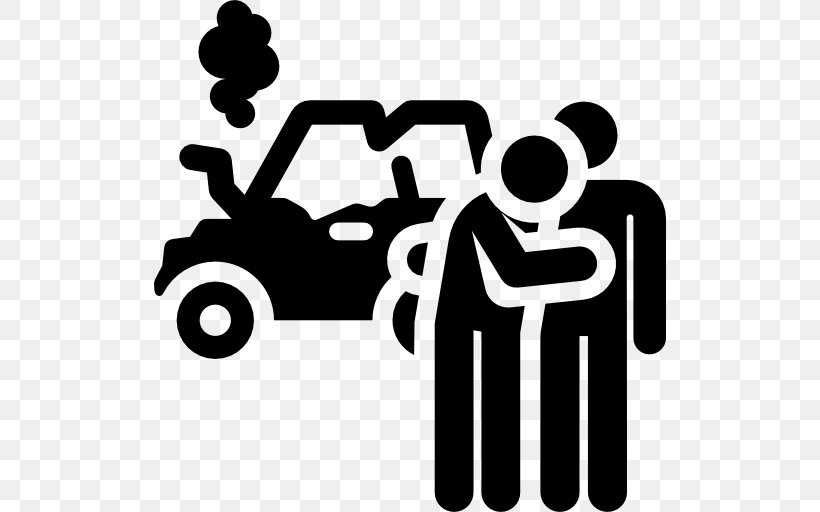 Car Breakdown Clip Art, PNG, 512x512px, Car, Area, Automobile Repair Shop, Black And White, Brake Download Free