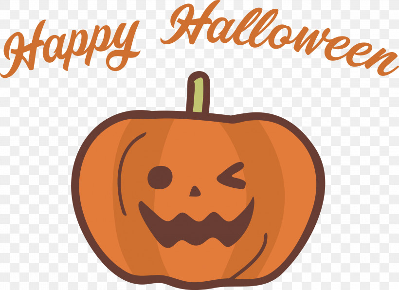 Happy Halloween, PNG, 2999x2183px, Happy Halloween, Apple, Cartoon, Jackolantern, Lantern Download Free