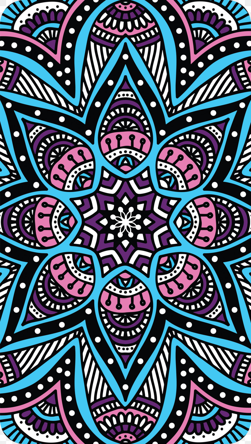 Mandala, PNG, 1696x3000px, Towel, Beach Towel, Color, Coloring Book, Drawing Download Free