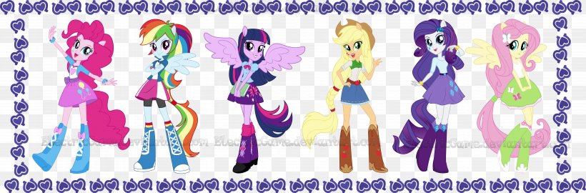 My Little Pony: Equestria Girls Twilight Sparkle Rarity Sunset Shimmer, PNG, 9080x3000px, Pony, Art, Deviantart, Equestria, Magenta Download Free