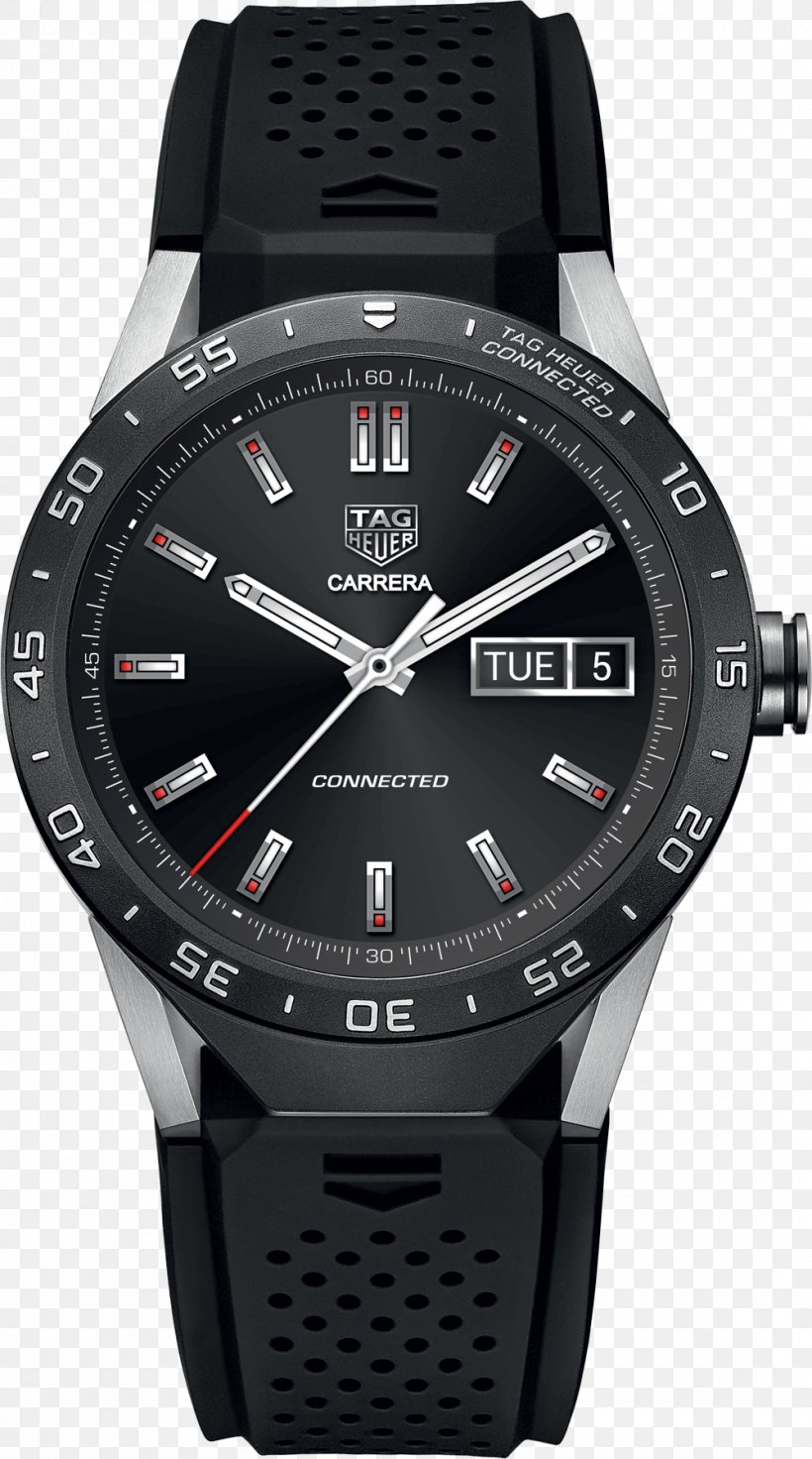 TAG Heuer Connected Modular Smartwatch, PNG, 1000x1796px, Tag Heuer Connected, Brand, Chronograph, Hardware, Huawei Watch Download Free