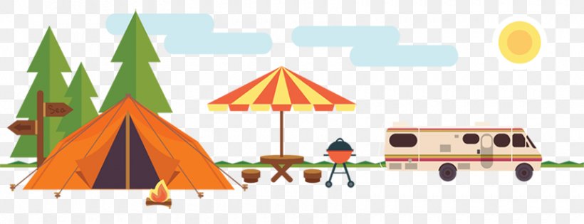 Camping Vector Graphics Campsite Clip Art Illustration, PNG, 860x331px, Camping, Area, Campsite, Drawing, Recreation Download Free