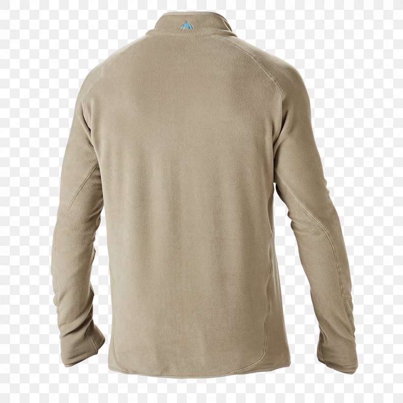 Long-sleeved T-shirt Long-sleeved T-shirt Polar Fleece Sweater, PNG, 1200x1200px, Sleeve, Beige, Jacket, Long Sleeved T Shirt, Longsleeved Tshirt Download Free