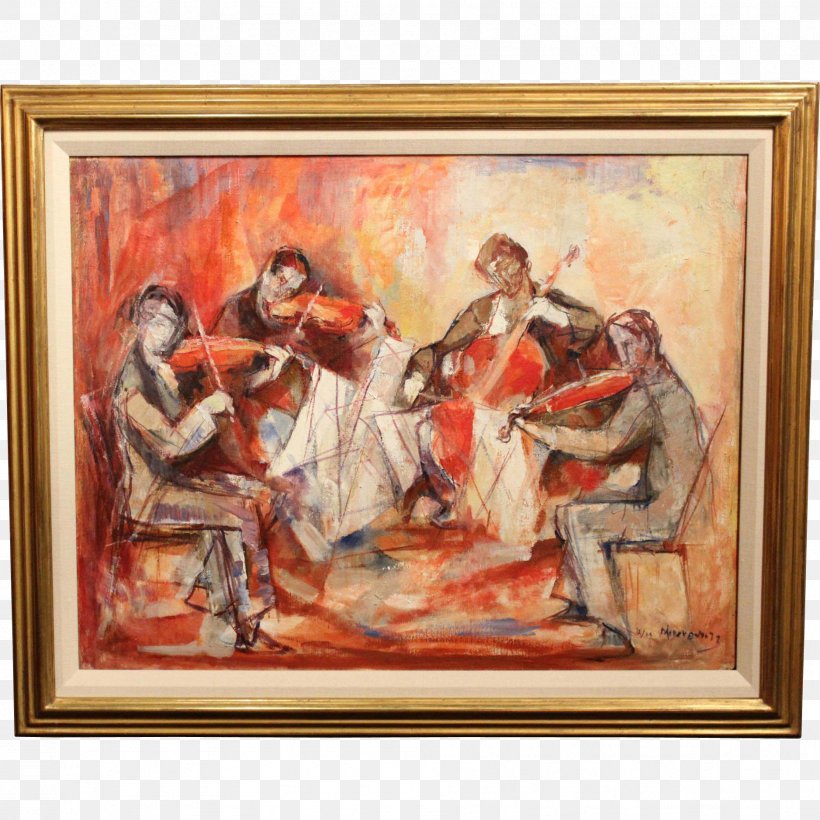 Oil Painting The String Quartet, PNG, 1877x1877px, Watercolor, Cartoon, Flower, Frame, Heart Download Free