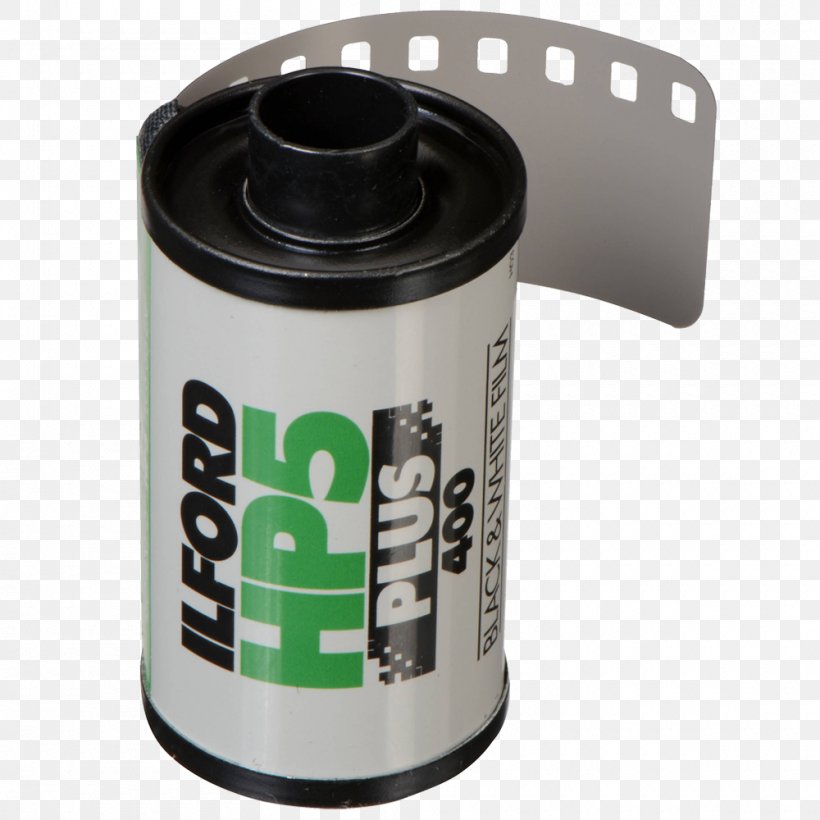 Photographic Film 35 Mm Film Ilford Photo Ilford HP5 Plus Negative Film, PNG, 1000x1000px, 35 Mm Film, 35mm Format, Photographic Film, Camera, Camera Accessory Download Free