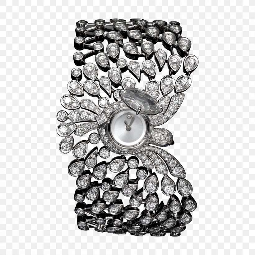 Cartier Earring Jewellery Watch, PNG, 1000x1000px, Cartier, Black And White, Bling Bling, Blingbling, Body Jewelry Download Free