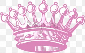 Headpiece Magenta - Cartoon Crown PNG